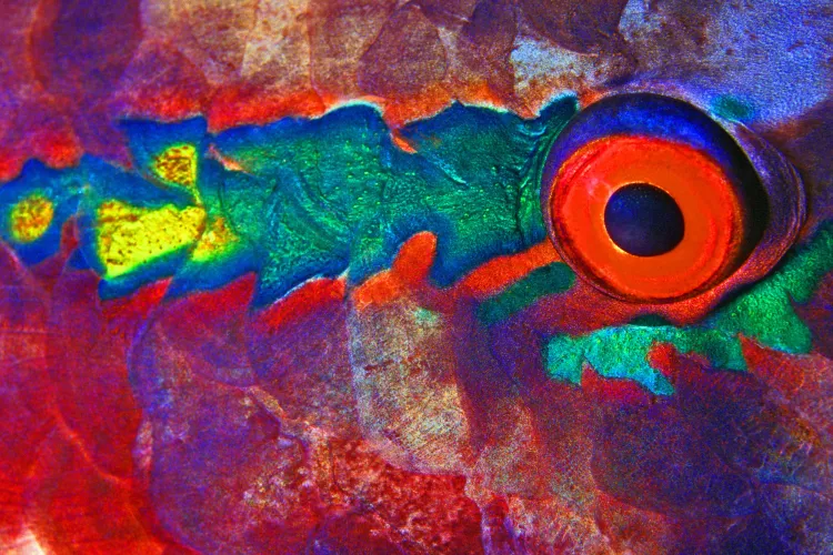 Parrotfish eye, by Claudio Ziraldo